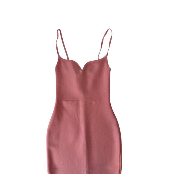 House of CB Bodycon Fairy FiFi Pink Maxi Dress Size Small - Picture 6 of 16